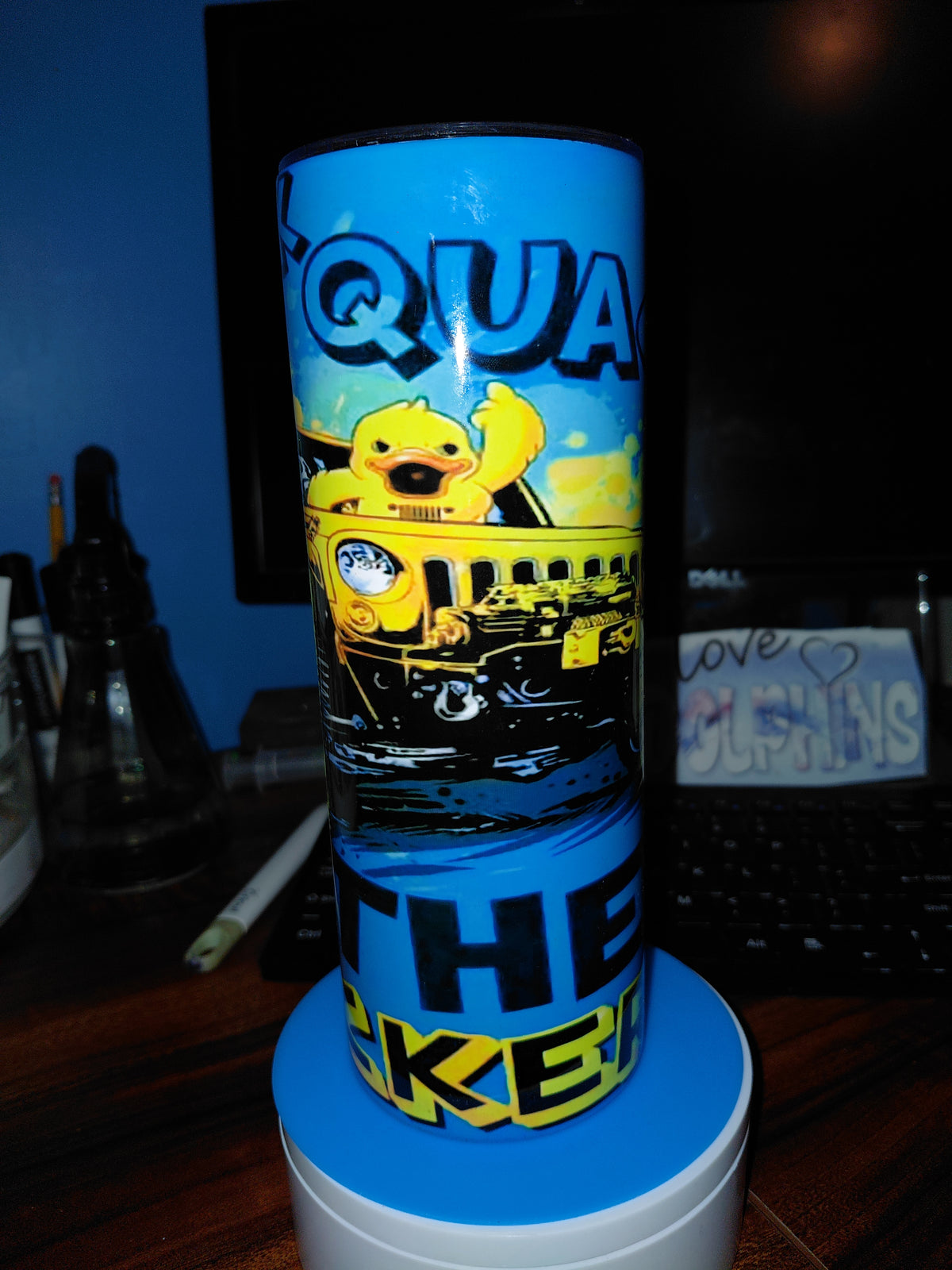 20oz quack stainless steel tumbler
