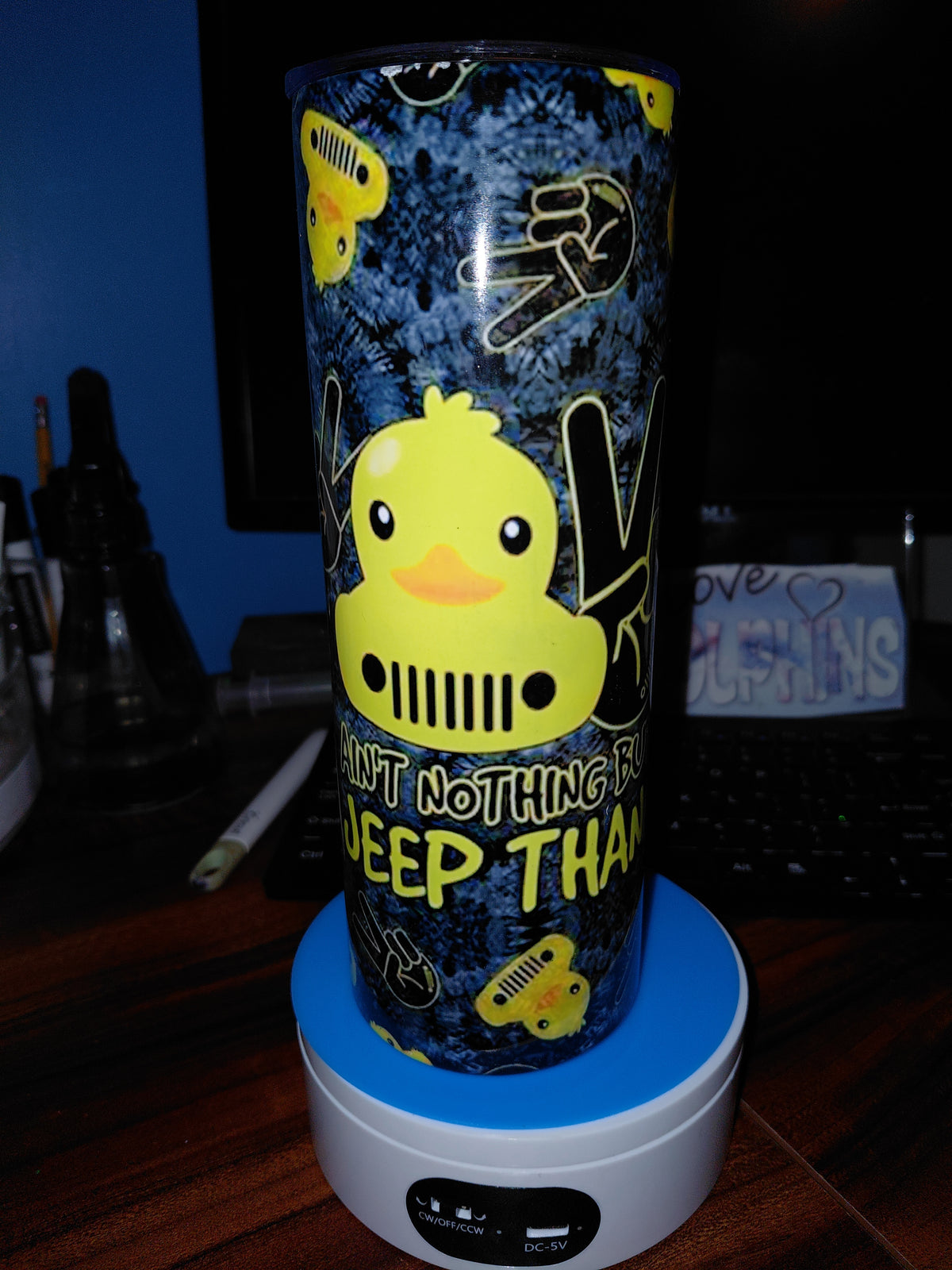 20oz Jeep thang stainless steel tumbler
