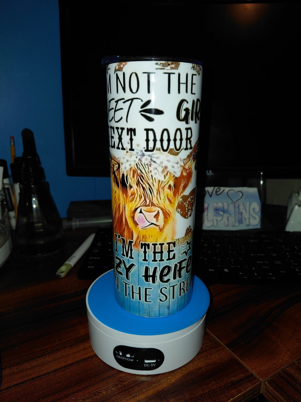 Heifer 20oz stainless steel tumbler