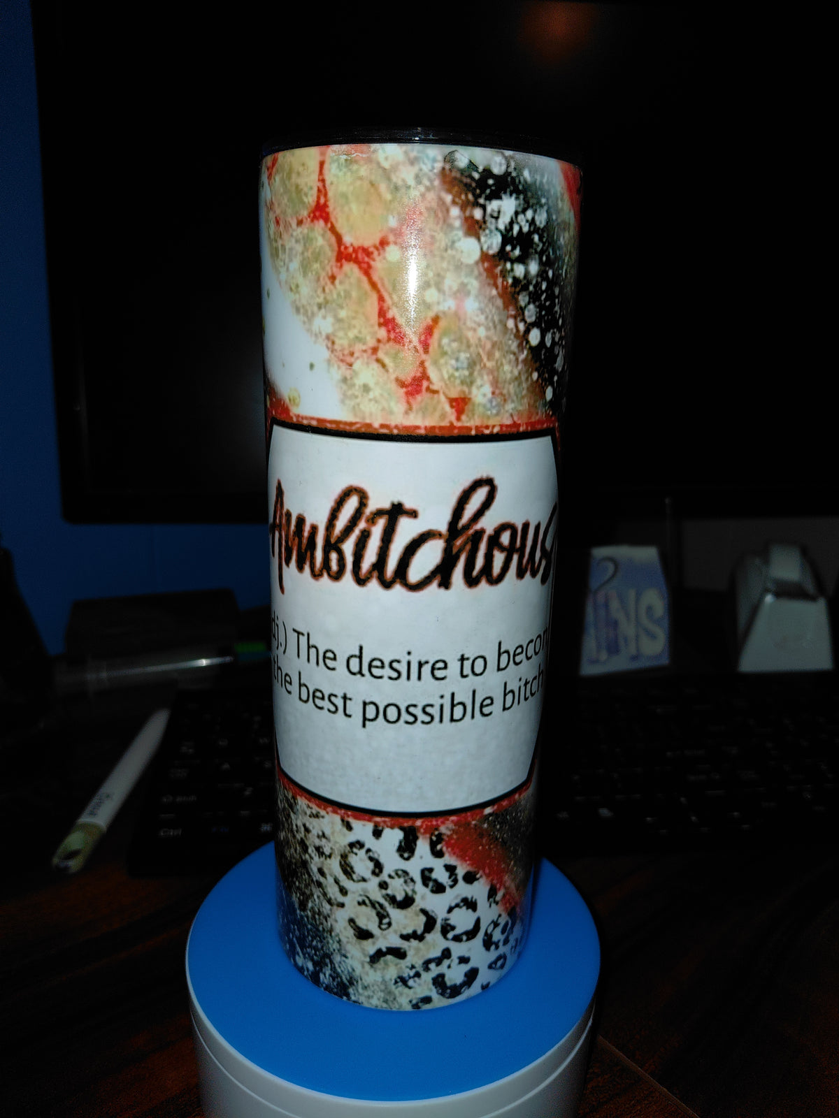 Ambitchous 20oz stainless steel tumbler