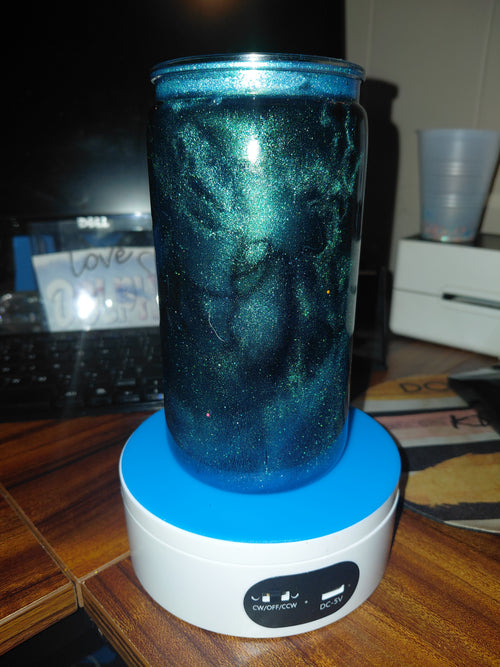 16oz Cateye snowglobe tumbler