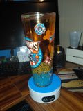 24oz Dolphins lava snowglobe