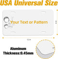sublimation license plate