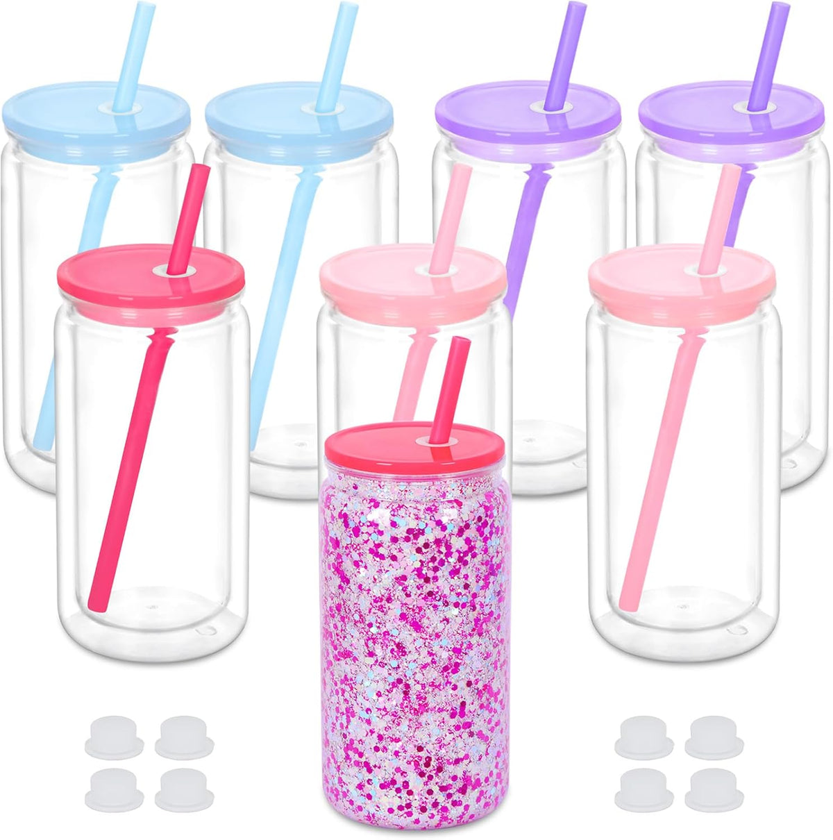 16oz snow globe tumbler