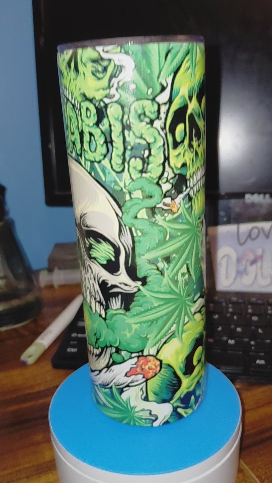 Cannabis 20oz stainless steel tumbler