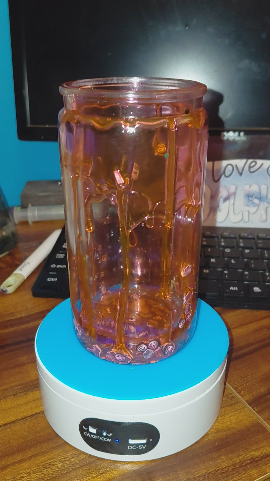 Premade honey drip with horror add ins