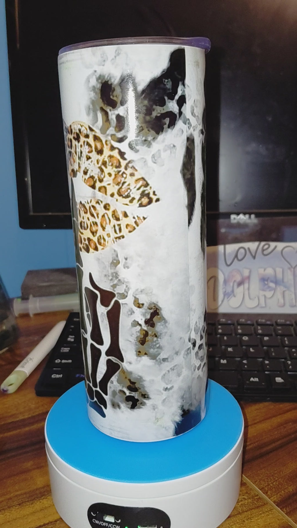 Badass Bitch 20oz stainless steel tumbler